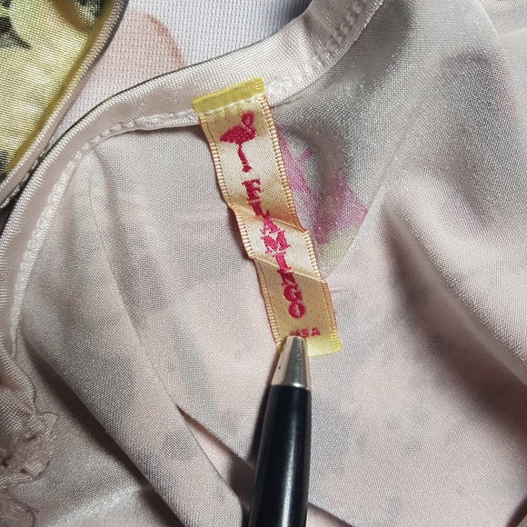 Flamingo brand-Floral Stretchy Mini Dress - Picture 3 of 5